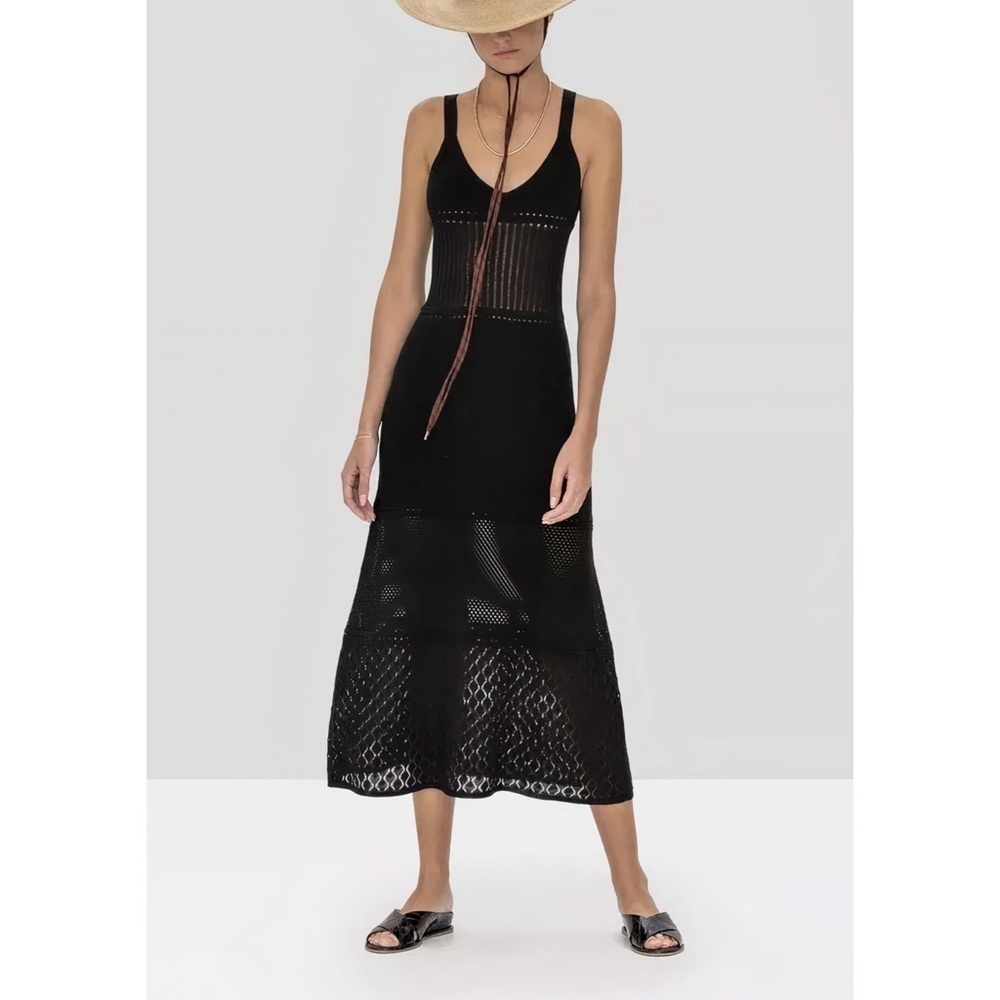 Alexis Midi Knit Sleeveless Rozanna Dress